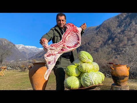 Видео: Приготовление Голубцов из Баранины с Аппетитными Тушеными Ребрышками