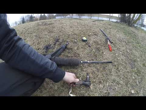 Видео: рулевая рейка без гур форд транзит  - починил