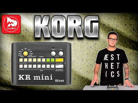 Видео: Драм машина KORG KR mini