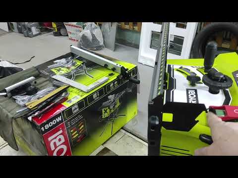 Видео: Обзор распиловочного станка Ryobi RTS1800EF-G.