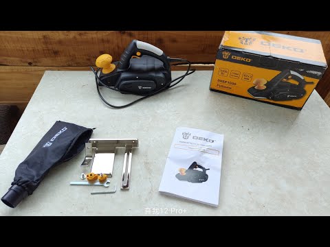 Видео: Unboxing🙃Рубанок DEKO DKEP 1000. обзор, распаковка.