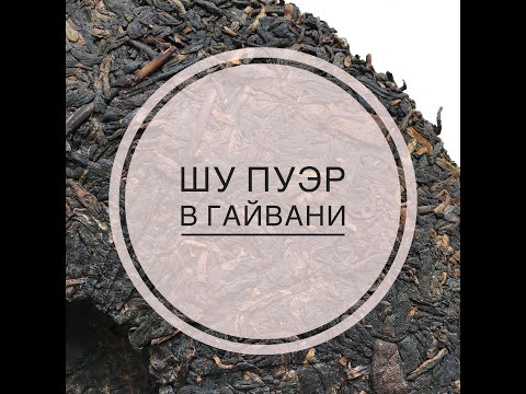 Видео: Приготовление: шу пуэр в гайвани. Как заварить чёрный пуэр - без секретов и общих фраз.