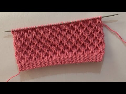 Видео: Красивый узор для вязания спицами мужского/женского свитера