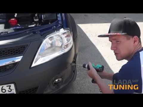 Видео: Установка ДХО на Лада Ларгус