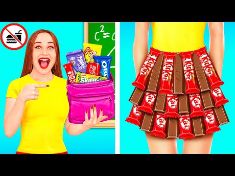 Видео: Как Пронести Сладости в Класс от PaRaRa Challenge