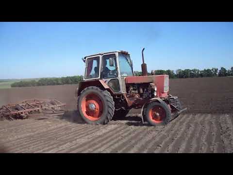 Видео: Предпосевная культивация на ЮМЗ-6