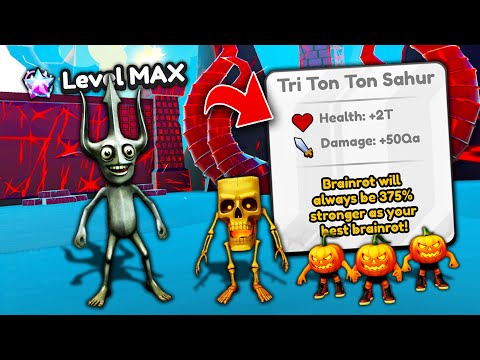 Видео: Открываем МАКСИМАЛЬНЫЙ УРОВЕНЬ Три Тон Тон Сахура в Brainrot Evolution! (Roblox)