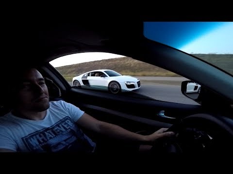 Видео: Audi R8 в деле ...  как же так ?