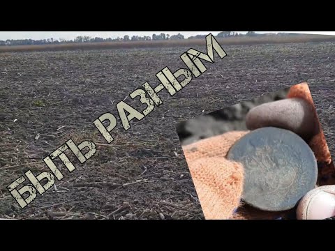Видео: Коп на поле, такую монету я ещё не находил, что за монета?