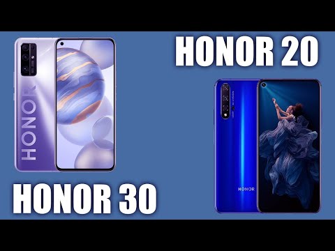 Видео: Honor 30 vs Honor 20. Сравнение!