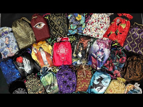 Видео: А что в мешке??😮🧐Красивые авторские  (и не только) мешочки для карт Таро. 78 колод Таро😱😱