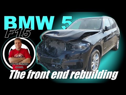 Видео: BMW X5 F15. The front end repair. Ремонт переда.
