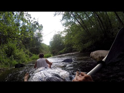 Видео: Река Оболь. Гребём, пилим, снова гребём!