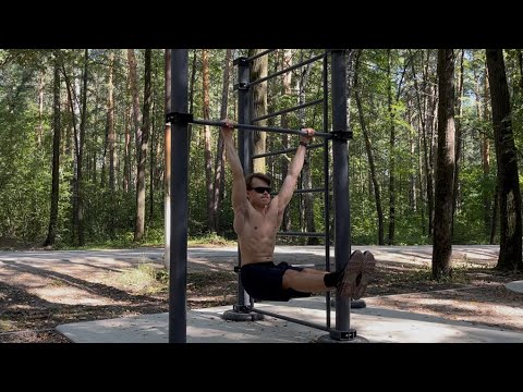 Видео: Тренировка в лесном Спортзале. 