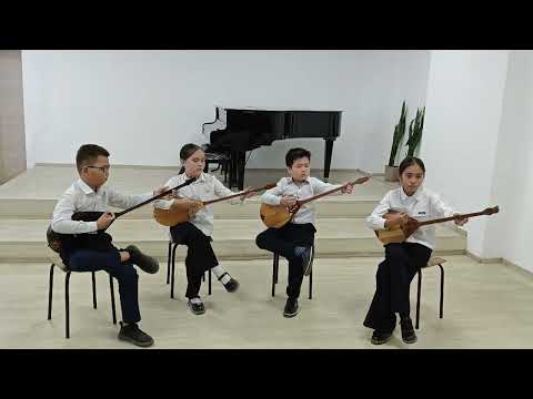 Видео: "Келіншек" халық күйі, ансамбль "Шабыт" рук.Бейсенбаева А.А.