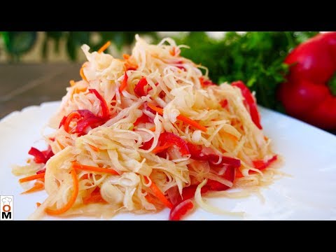 Видео: СУПЕР САЛАТ из КАПУСТЫ Исчезает со стола за 1 МИНУТУ | Sauerkraut Salad