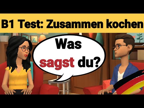 Видео: Устный экзамен Немецкий язык B1 | Планирование чего-либо вместе/Диалог | Устная часть 3: Кулинария