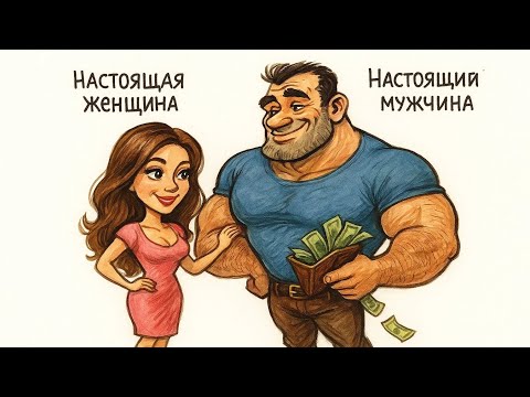 Видео: Настоящая женщина. Настоящий мужчина. Почему оба понятия придуманы женщинами? 
