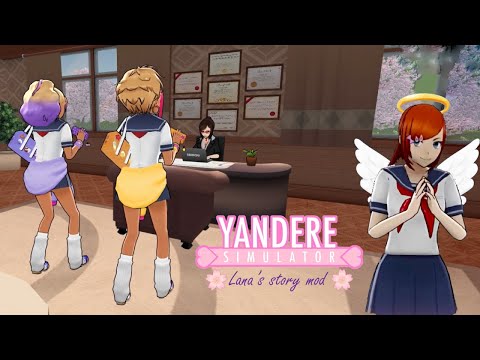 Видео: Хорошая Лана - плохая Лана в Yandere Simulator Lana's story - Хорошая концовка Ч.2