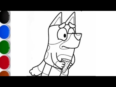 Видео: Как нарисовать голубого💙🧡 | пошаговая раскраска голубого | раскраска голубого | easycolouring | k...