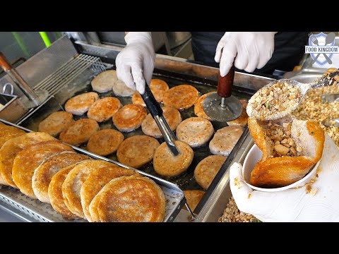 Видео: Лучшие в Корее блинчики уличной еды, обжаренные в маргарине, Хотток 4 вида