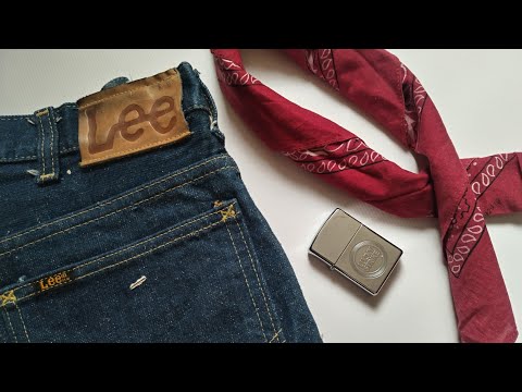 Видео: ДЖИНСЫ LEE / АМЕРИКАНСКИЕ ДЖИНСЫ / LEE RIDERS VINTAGE 70X