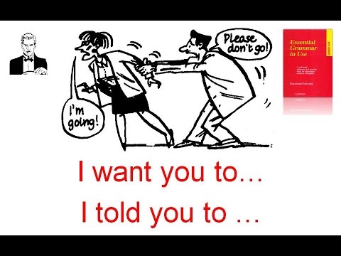 Видео: Сложное дополнение конструкция -  'I want you to...'