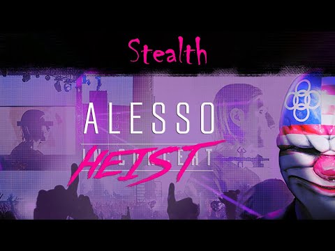 Видео: Просто Payday 2 Алессо (Alesso heist) DSOD Стелс Соло