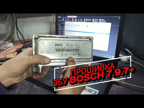 Видео: Прошивка ЭБУ BOSCH 7.9.7+ на столе