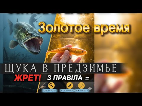 Видео: ​🤯 ВСЕГО 3 ПРАВИЛА! ЩУКА В ПРЕДЬЗИМЬЕ ЖРЕТ ❌ 90% Рыбаков Теряют Щуку осенью из за ЭТИХ ОШИБОК!