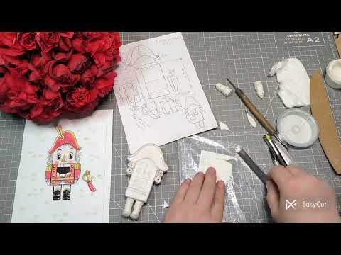 Видео: ЩЕЛКУНЧИК  Игрушка на елку из ваты  Урок 6  Делаем нос