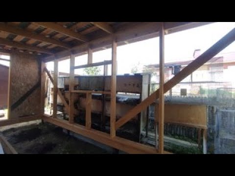 Видео: Кролики и жара. Строим крольчатник.