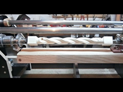 Видео: Витые балясины (каннелюр). Часть 2. The milling machine for wood. Part 2.