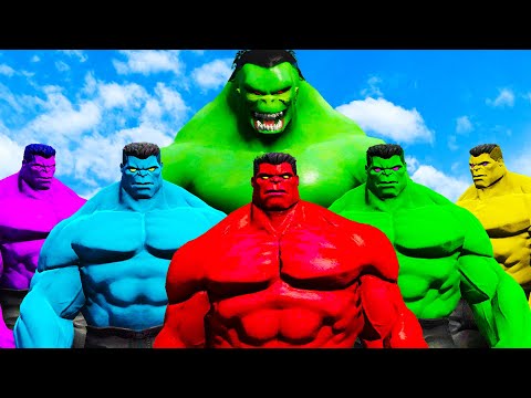 Видео: TEAM HULK против HULK 2099 Эпическая битва супергероев