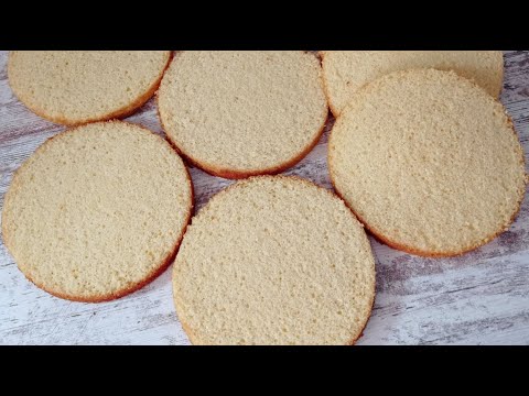 Видео: САМЫЙ вкусный БИСКВИТ на ЖЕЛТКАХ! СОЧНЫЙ, тонкопористый! Ручным миксером всегда получается!