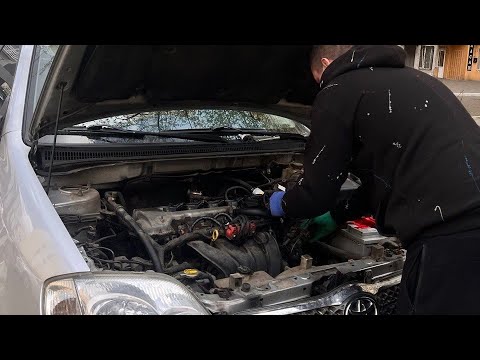 Видео: Плавают обороты и троит двигатель на Toyota Fielder/Corolla120