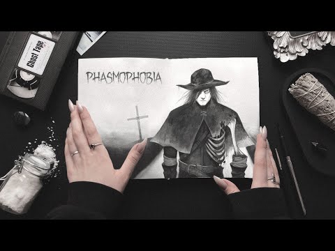 Видео: Рисую призрака из PHASMOPHOBIA I Ревенант I SpeedPaint
