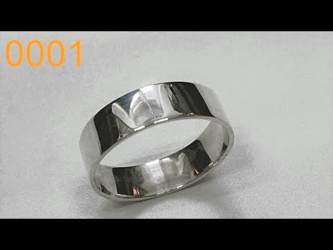 Видео: Ювелирка 0001 - Обручальное кольцо из серебра. Изготовление