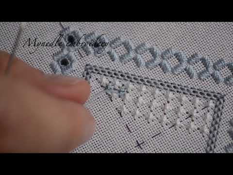 Видео: Болгарський хрест/Smyrna cross.Hardanger embroidery process.