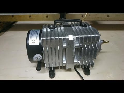 Видео: Обзор Компрессора ACO-009D для лазерного CO2 станка