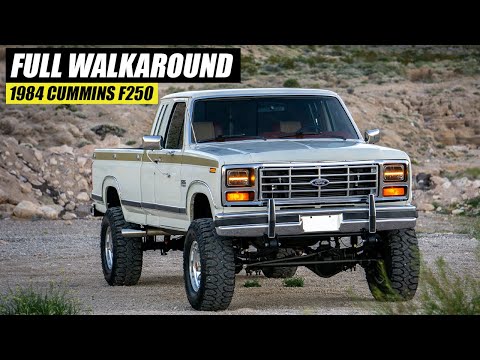 Видео: Обзор Ford Bullnose: Cummins 84 Supercab F250