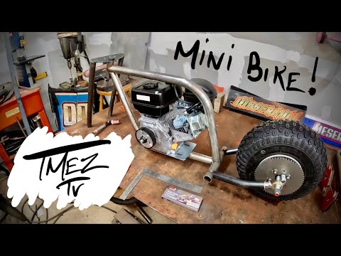 Видео: Сборка мини-байка TmezTv Fabs: рама и вилка в гараже