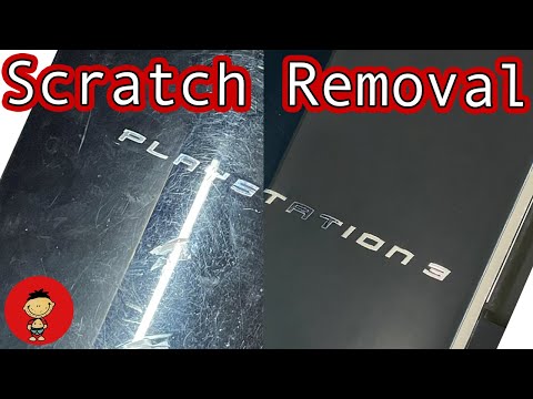 Видео: Как удалить царапины с глянцевого пластика — Восстановление корпуса Sony PS3