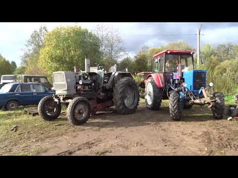Видео: новый проект ЮМЗ 6\/сняли раму,кабину и прочее\/загоняем в ангар