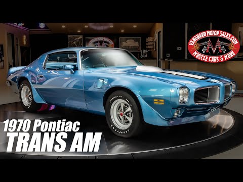 Видео: Pontiac Firebird Trans Am Ram Air III 1970 года выпуска продаётся в Vanguard Motor Sales #8609