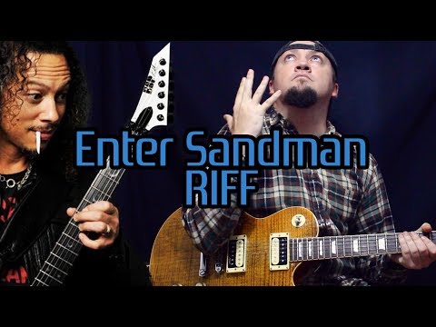 Видео: НОВИЧКАМ! Играем Riff Enter Sandman - Metallica! Подробный обзор с табами!