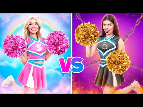 Видео: Хороша Черлідерка vs Погана Черлідерка | Новенька Створила Власну Команду Черлідерок