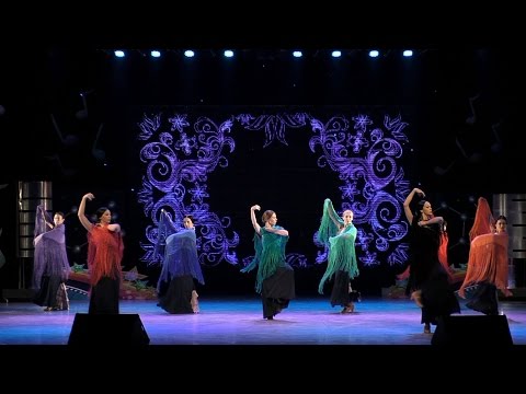 Видео: Танго с шалями - cтудия танца фламенко "Duende"