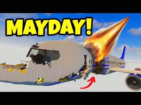 Видео: Самолет против безумных стихийных бедствий: выживание! — Разборка