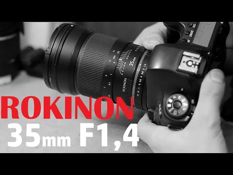 Видео: объектив ROKINON 35mm F1,4  / нелепый обзор